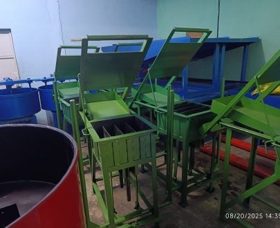 Manual block machine